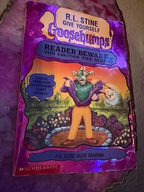 Vintage 1997 1st Printing Give Yourself Goosebumps #16, Secret Agent Grandma